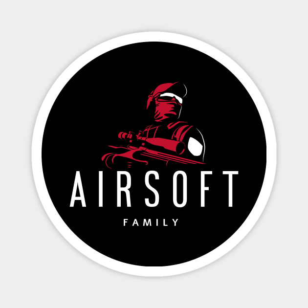 Airsoft Family - Soldier Magnet by Airsoft_Family_Tees